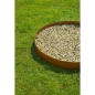 Nature Borde de jardín 3 uds acero corten 91,4x10,2 cm Nature Borde de jardín 3 uds acero corten 91,4x10,2 cm