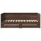 vidaXL Tumbona con cajones madera ingeniería roble marrón 100x200 cm vidaXL Tumbona con cajones madera ingeniería roble marrón 100x200 cm