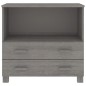 vidaXL Aparador HAMAR madera maciza de pino gris claro 85x35x80 cm vidaXL Aparador HAMAR madera maciza de pino gris claro 85x35x80 cm