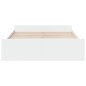 vidaXL Estructura cama con cajones madera ingeniería blanca 150x200 cm
