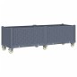 vidaXL Jardinera con ruedas PP gris 160x50x54 cm vidaXL Jardinera con ruedas PP gris 160x50x54 cm