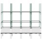 vidaXL Jardinera con enrejado PP blanco 160x40x142,5 cm vidaXL Jardinera con enrejado PP blanco 160x40x142,5 cm