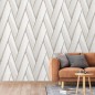 DUTCH WALLCOVERINGS Papel pintado Geometric blanco y dorado DUTCH WALLCOVERINGS Papel pintado Geometric blanco y dorado