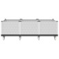 vidaXL Jardinera con ruedas PP blanco 150x80x54 cm vidaXL Jardinera con ruedas PP blanco 150x80x54 cm