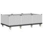 vidaXL Jardinera con ruedas PP blanco 150x80x54 cm vidaXL Jardinera con ruedas PP blanco 150x80x54 cm