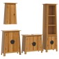 vidaXL Conjunto de muebles de baño 4 piezas madera maciza de pino vidaXL Conjunto de muebles de baño 4 piezas madera maciza de pino