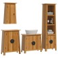 vidaXL Conjunto de muebles de baño 4 piezas madera maciza de pino vidaXL Conjunto de muebles de baño 4 piezas madera maciza de pino
