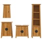 vidaXL Conjunto de muebles de baño 4 piezas madera maciza de pino vidaXL Conjunto de muebles de baño 4 piezas madera maciza de pino