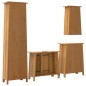 vidaXL Conjunto de muebles de baño 4 piezas madera maciza de pino vidaXL Conjunto de muebles de baño 4 piezas madera maciza de pino