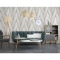 DUTCH WALLCOVERINGS Papel pintado Geometric blanco y dorado DUTCH WALLCOVERINGS Papel pintado Geometric blanco y dorado