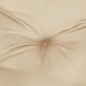 vidaXL Cojines de banco de jardín 2 uds tela Oxford beige 120x50x7 cm vidaXL Cojines de banco de jardín 2 uds tela Oxford beige 120x50x7 cm