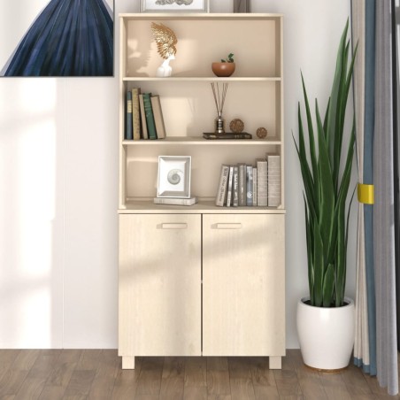 vidaXL Aparador HAMAR madera de pino maciza marrón miel