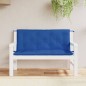 vidaXL Cojines de banco de jardín 2 uds tela Oxford azul 120x50x7 cm vidaXL Cojines de banco de jardín 2 uds tela Oxford azul 120x50x7 cm
