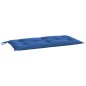 vidaXL Cojín de banco de jardín tela Oxford azul 110x50x7 cm
