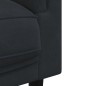 vidaXL Juego de sofás con cojines 2 piezas terciopelo negro vidaXL Juego de sofás con cojines 2 piezas terciopelo negro
