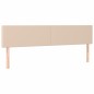 vidaXL Cama box spring con colchón cuero sintético capuchino 120x190cm vidaXL Cama box spring con colchón cuero sintético capuchino 120x190cm
