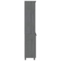 vidaXL Aparador HAMAR madera de pino maciza gris oscuro vidaXL Aparador HAMAR madera de pino maciza gris oscuro