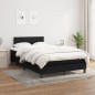 vidaXL Cama box spring con colchón tela negro 120x190 cm vidaXL Cama box spring con colchón tela negro 120x190 cm