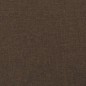 vidaXL Cama box spring con colchón tela marrón oscuro 120x190 cm vidaXL Cama box spring con colchón tela marrón oscuro 120x190 cm