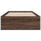 vidaXL Cama con cajones madera de ingeniería marrón roble 90x190 cm vidaXL Cama con cajones madera de ingeniería marrón roble 90x190 cm