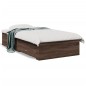 vidaXL Cama con cajones madera de ingeniería marrón roble 90x200 cm vidaXL Cama con cajones madera de ingeniería marrón roble 90x200 cm