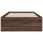 vidaXL Cama con cajones madera de ingeniería marrón roble 90x200 cm vidaXL Cama con cajones madera de ingeniería marrón roble 90x200 cm