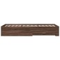 vidaXL Cama con cajones madera de ingeniería marrón roble 90x200 cm vidaXL Cama con cajones madera de ingeniería marrón roble 90x200 cm