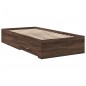 vidaXL Cama con cajones madera de ingeniería marrón roble 90x200 cm vidaXL Cama con cajones madera de ingeniería marrón roble 90x200 cm