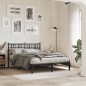 vidaXL Estructura de cama con cabecero metal negro 120x190 cm vidaXL Estructura de cama con cabecero metal negro 120x190 cm