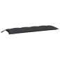 vidaXL Cojines de banco de jardín 2 uds tela Oxford negro 150x50x7 cm vidaXL Cojines de banco de jardín 2 uds tela Oxford negro 150x50x7 cm