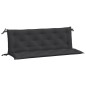 vidaXL Cojines de banco de jardín 2 uds tela Oxford negro 150x50x7 cm vidaXL Cojines de banco de jardín 2 uds tela Oxford negro 150x50x7 cm