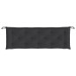 vidaXL Cojines de banco de jardín 2 uds tela Oxford negro 150x50x7 cm vidaXL Cojines de banco de jardín 2 uds tela Oxford negro 150x50x7 cm