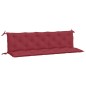 vidaXL Cojines de banco de jardín 2 uds rojo tinto 180x50x7 cm vidaXL Cojines de banco de jardín 2 uds rojo tinto 180x50x7 cm