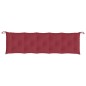 vidaXL Cojines de banco de jardín 2 uds rojo tinto 180x50x7 cm vidaXL Cojines de banco de jardín 2 uds rojo tinto 180x50x7 cm