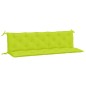 vidaXL Cojines de banco de jardín 2 uds verde brillante 180x50x7 cm vidaXL Cojines de banco de jardín 2 uds verde brillante 180x50x7 cm