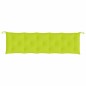 vidaXL Cojines de banco de jardín 2 uds verde brillante 180x50x7 cm vidaXL Cojines de banco de jardín 2 uds verde brillante 180x50x7 cm