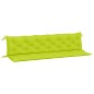 vidaXL Cojines de banco de jardín 2 uds verde brillante 200x50x7 cm vidaXL Cojines de banco de jardín 2 uds verde brillante 200x50x7 cm