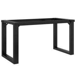 vidaXL Patas de mesa de centro estructura O hierro fundido 90x30x43 cm