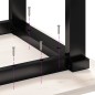vidaXL Patas de mesa de centro estructura O hierro fundido 90x30x43 cm vidaXL Patas de mesa de centro estructura O hierro fundido 90x30x43 cm