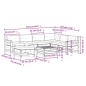 vidaXL Muebles de jardín 8 pzas y cojines madera maciza pino vidaXL Muebles de jardín 8 pzas y cojines madera maciza pino