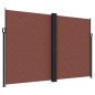 vidaXL Toldo lateral retráctil marrón 220x600 cm