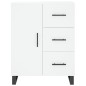 vidaXL Aparador alto madera contrachapada blanco 69,5x34x180 cm vidaXL Aparador alto madera contrachapada blanco 69,5x34x180 cm