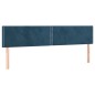vidaXL Cama box spring con colchón terciopelo azul oscuro 120x190 cm vidaXL Cama box spring con colchón terciopelo azul oscuro 120x190 cm