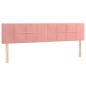 vidaXL Cama box spring con colchón terciopelo rosa 120x190 cm vidaXL Cama box spring con colchón terciopelo rosa 120x190 cm