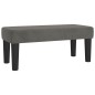 vidaXL Cama box spring con colchón terciopelo gris oscuro 120x190 cm vidaXL Cama box spring con colchón terciopelo gris oscuro 120x190 cm