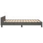 vidaXL Estructura cama con cabecero terciopelo gris oscuro 120x190 cm vidaXL Estructura cama con cabecero terciopelo gris oscuro 120x190 cm
