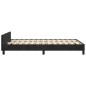 vidaXL Estructura de cama con cabecero terciopelo negro 120x190 cm vidaXL Estructura de cama con cabecero terciopelo negro 120x190 cm
