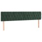 vidaXL Estructura cama con cabecero terciopelo verde oscuro 120x190 cm vidaXL Estructura cama con cabecero terciopelo verde oscuro 120x190 cm