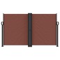 vidaXL Toldo lateral retráctil marrón 140x1000 cm vidaXL Toldo lateral retráctil marrón 140x1000 cm