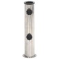 vidaXL Base de sombrilla para mástil Ø38/48 mm acero inoxidable plata vidaXL Base de sombrilla para mástil Ø38/48 mm acero inoxidable plata